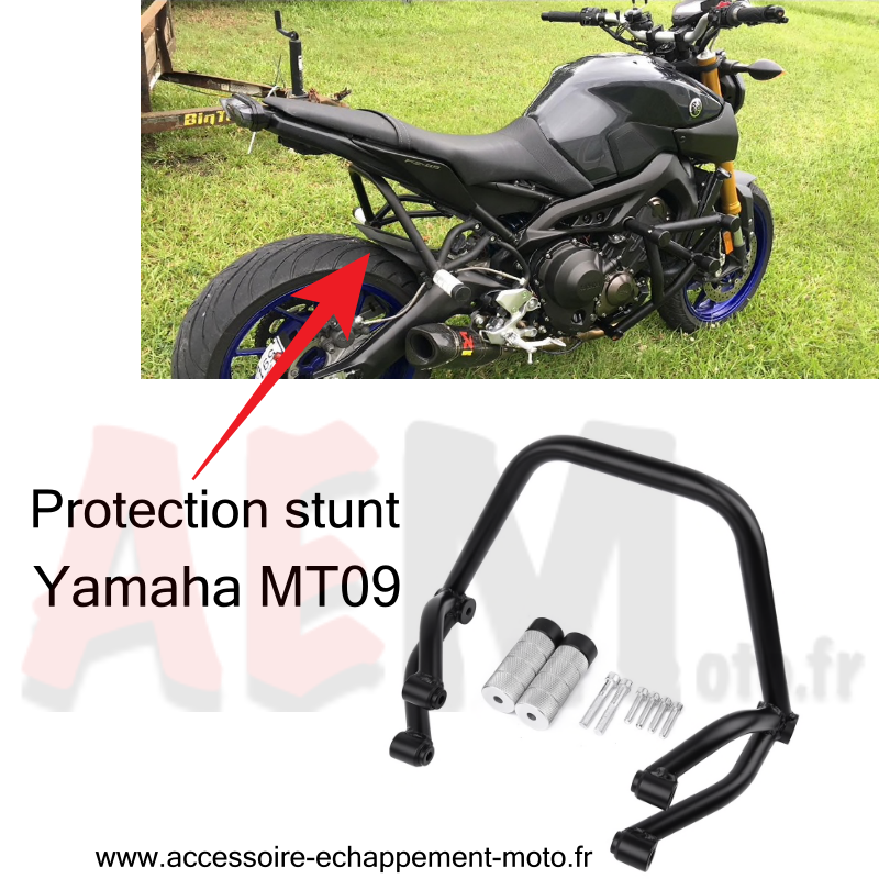 Protection Stunt arrière Yamaha MT09 2014 - 2018