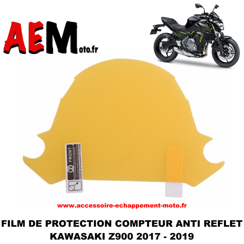 Film de protection anti-rayure/anti-reflet compteur Kawasaki Z900 2017-2019