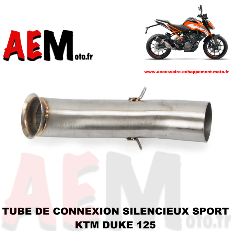 Tube de connexion silencieux sport KTM Duke 390