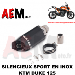 Silencieux sport en inox...