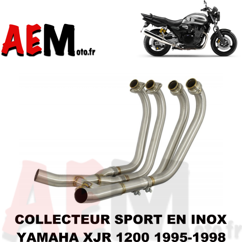 Collecteur sport 4-2-2 Yamaha XJR 1200 1995 - 1998