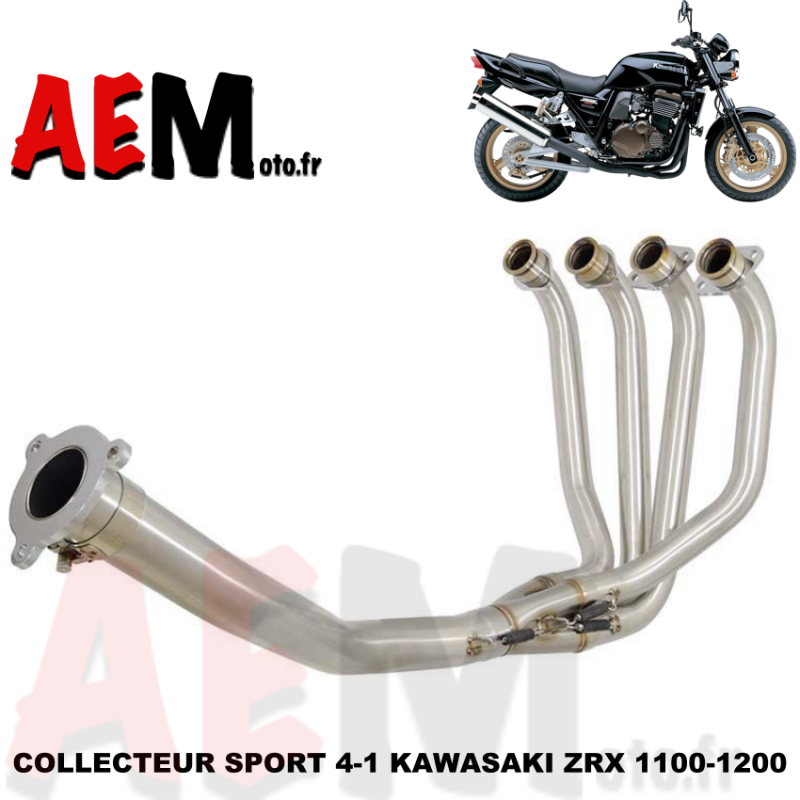 Collecteur sport Kawasaki ZRX 1100-1200