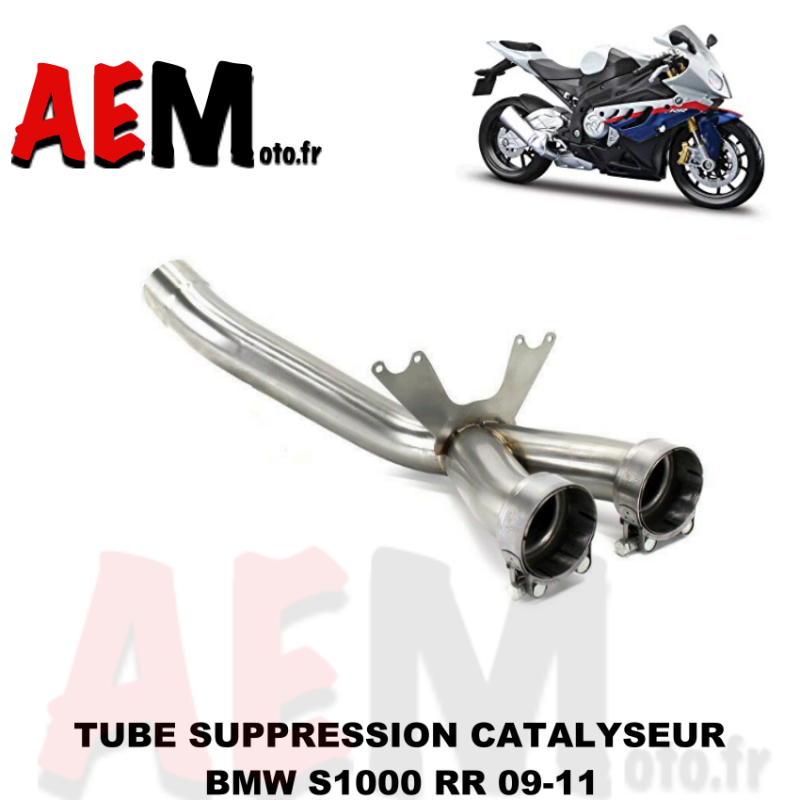Tube suppression catalyseur BMW S 1000 RR 2009 - 2011