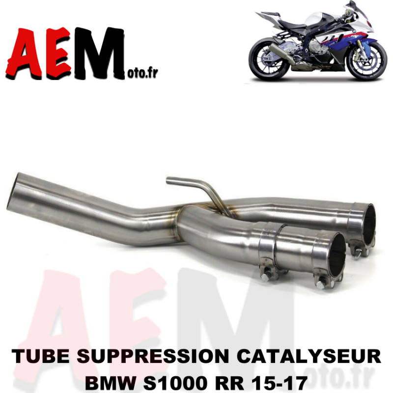 Tube suppression catalyseur BMW S 1000 RR 2015 - 2017