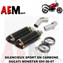 Silencieux sport en carbone...