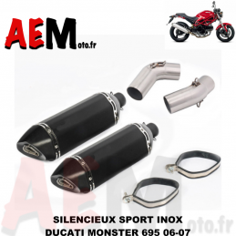 Silencieux sport inox...