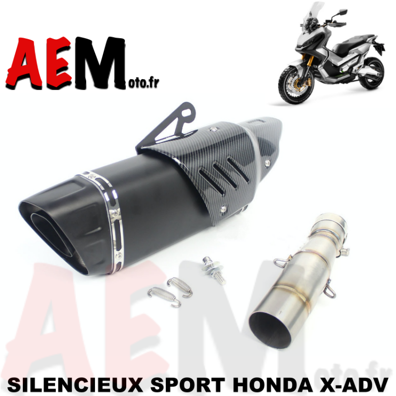 Silencieux sport inox Honda X-adv