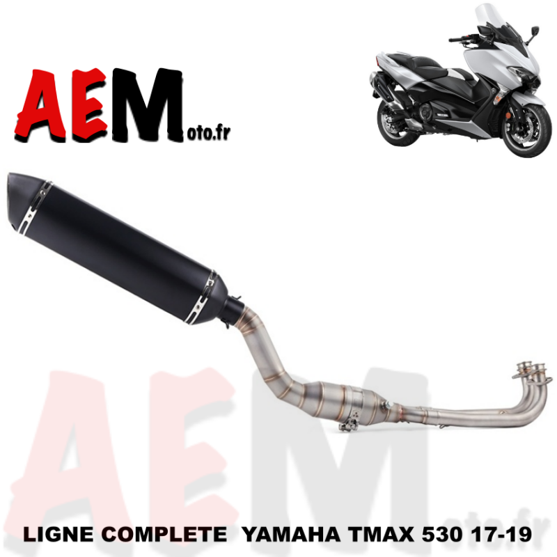 Ligne complète d'échappement sport Yamaha TMAX 530 2017-2019