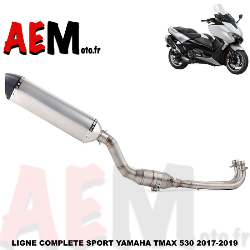 Ligne complète d'échappement Yamaha TMAX 530 2017-2019