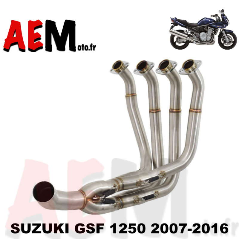 Collecteur sport inox Suzuki GSF 1250 BANDIT 2007-2016