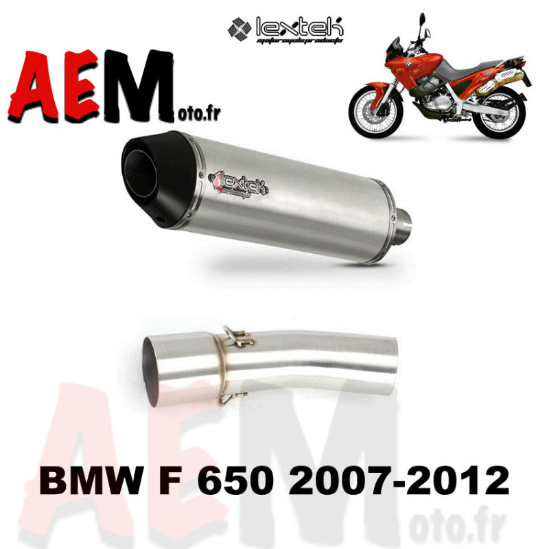 Echappement sport LEXTEK BMW F 650 2007-2012