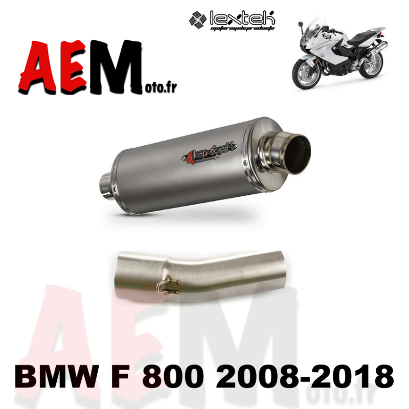 Silencieux sport inox LEXTEK BMX F 800 2008-2018