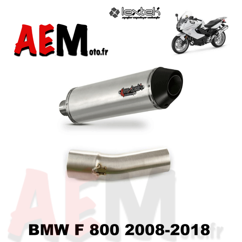 Silencieux sport LEXTEK BMW F 800 2008-2018