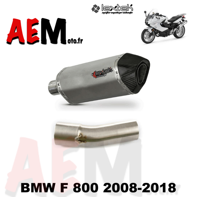 Echappement sport LEXTEK BMW F 800 2008-2018