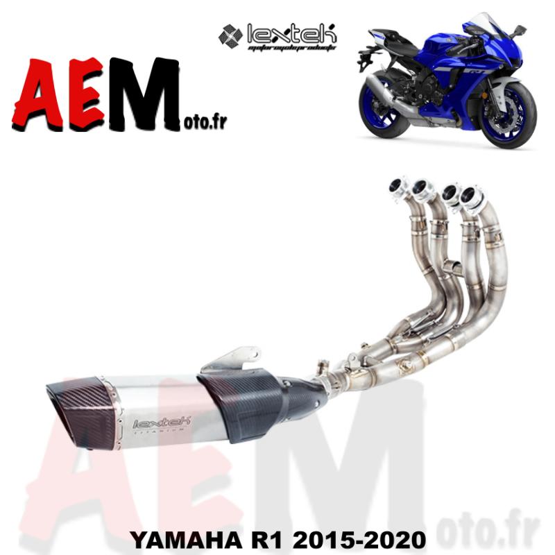 Ligne complète titane/carbone Yamaha YZF-R1 2015-2020