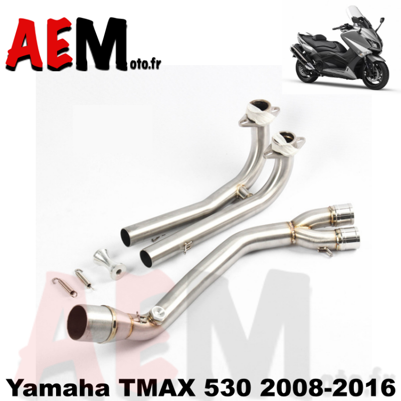 Collecteur d'échappement 2-1 Yamaha TMAX 530 2008 - 2016