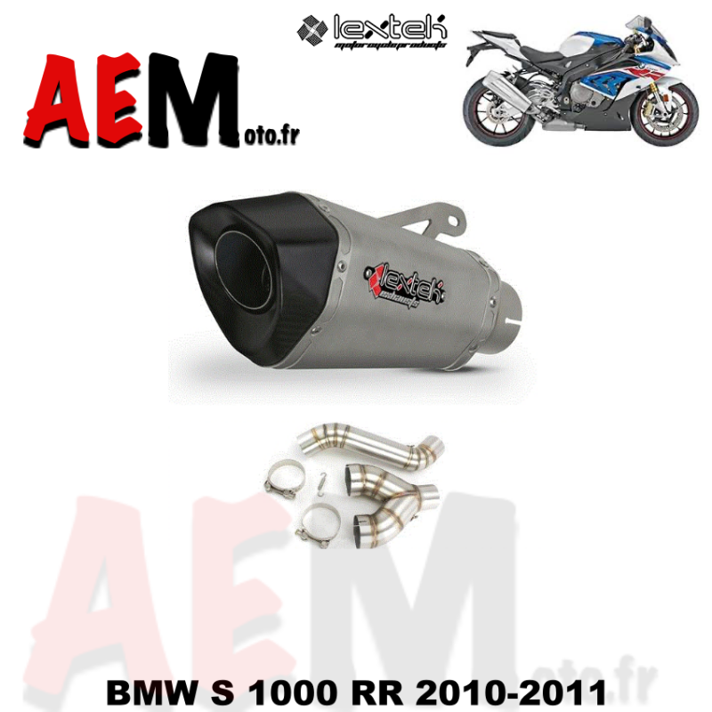 Silencieux sport LEXTEK BMW S 1000 RR 2010-2011