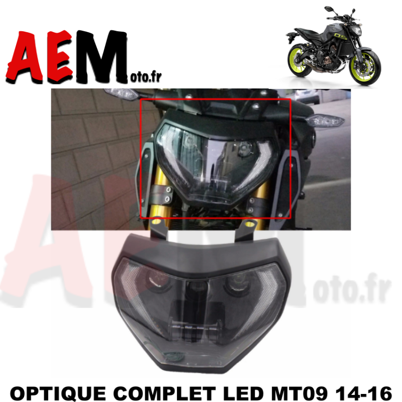 Optique complet FULL led Yamaha MT-09 2014-2016