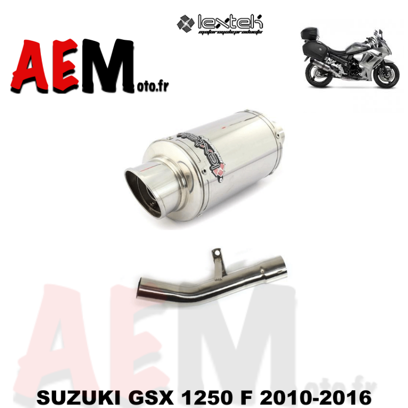 Silencieux sport LEXTEK SUZUKI GSX 1250 FA 2010-2016