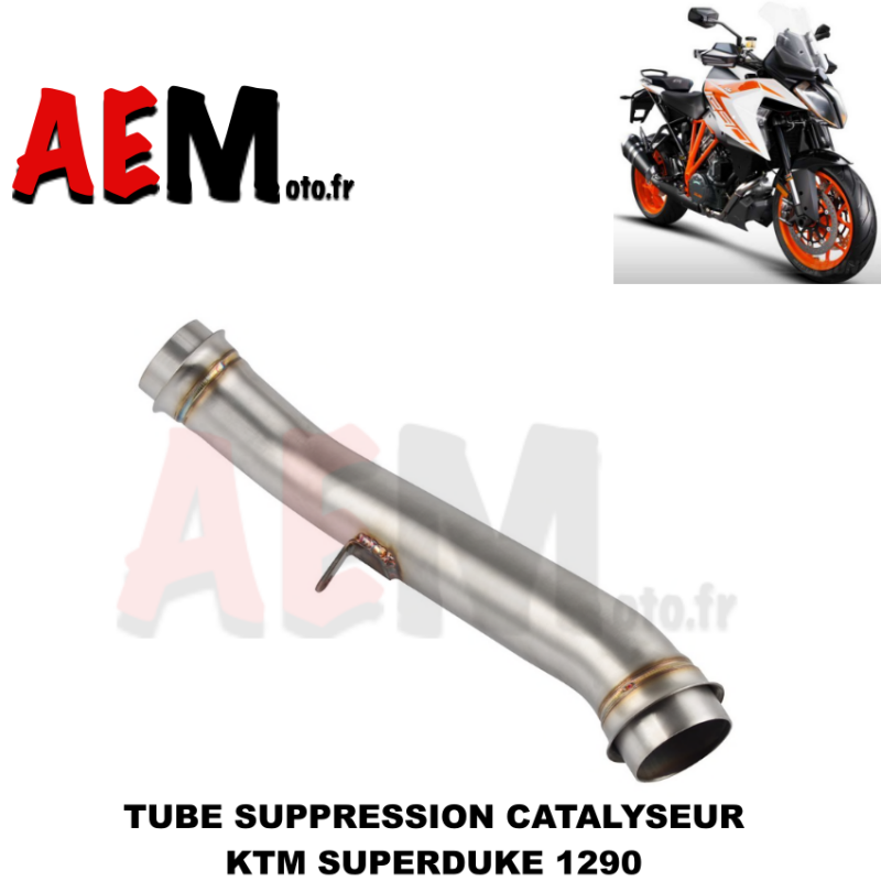 Suppression catalyseur KTM SUPERDUKE 1290 2014 - 2016