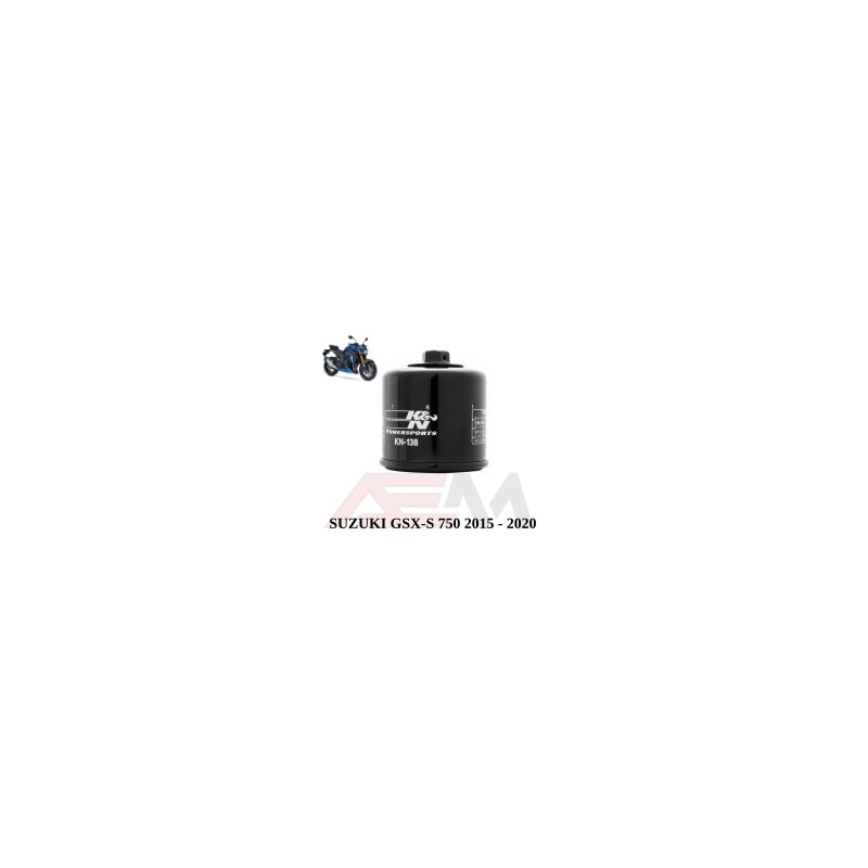 Filtre a huile K&N SUZUKI GSX-S 750 2015 - 2020