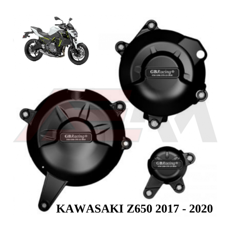 KIT PROTECTION MOTEUR KAWASAKI Z650 2017 - 2020